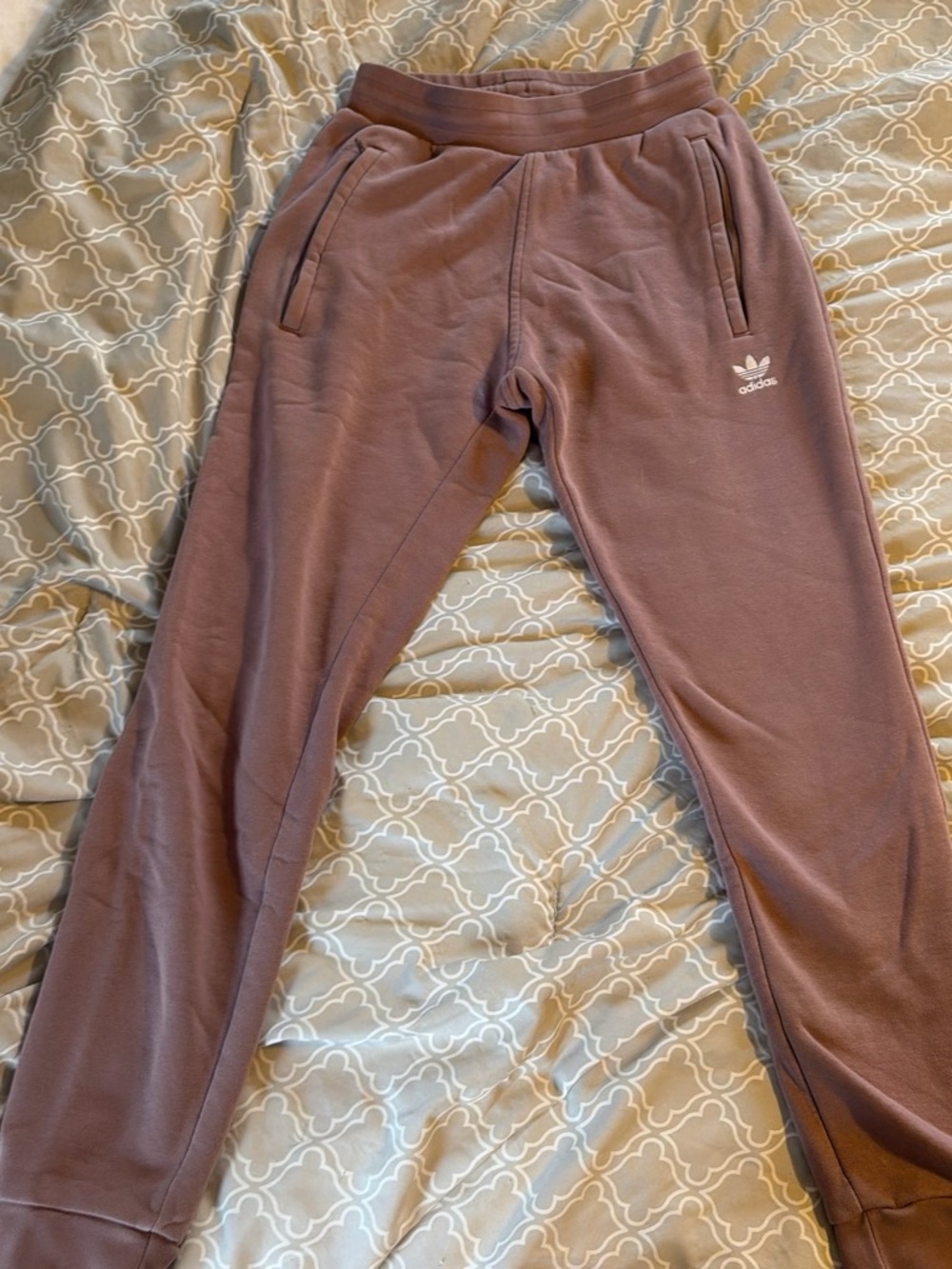adidas Kids Rose-Mauve Jogger Sweatpants